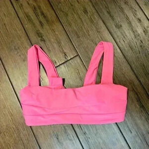 KAOHS pink bikini top tie  back size L